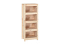 Bookcase 50x35x125.5 cm Solid pine wood OBCJ89805
