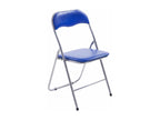 Blue metal folding kitchen chair 45x45x78 cm MED10011 GCFJ15071