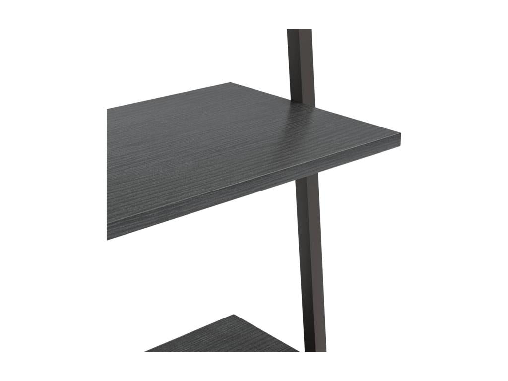 5-Tier Slanted Shelf, Black, 64x34x185.5 cm EXSH06060