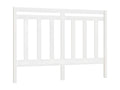 White Headboard 141x4x100 cm Solid Pine Wood TKTF56447