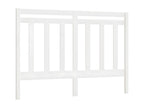 White Headboard 141x4x100 cm Solid Pine Wood TKTF56447