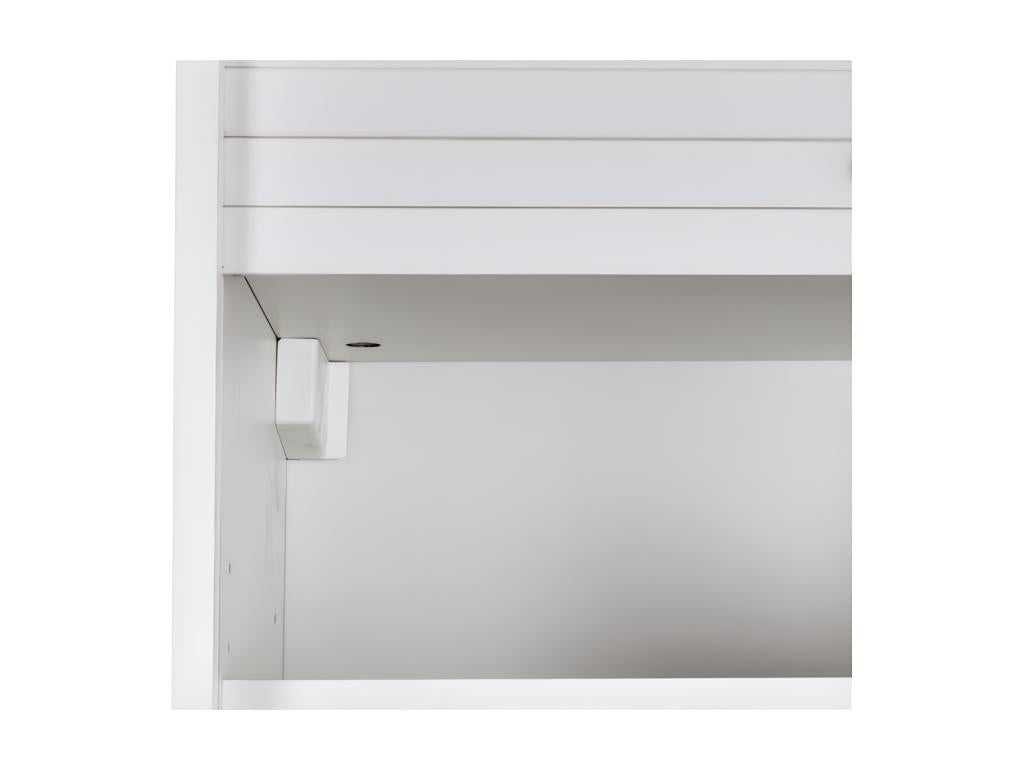 Kitchen storage unit, large size, white/aluminum grey - Lumenao WYRW50198