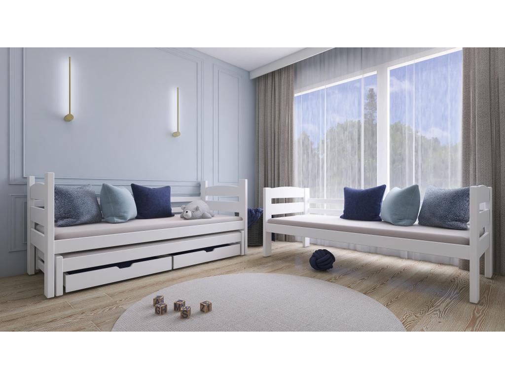 Ventoriq BB004 Bunk Beds 90x190 cm White BTGY92905