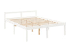 Bed for elderly person without mattress 160x200 cm solid pine wood NBUU16157