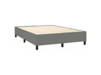 Lumenao bed base with mattress, Dark Grey 140x200 Fabric VYEV63648