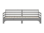 Sliding bed, grey, solid pine wood, 2 x 90x200 cm, COYE85230