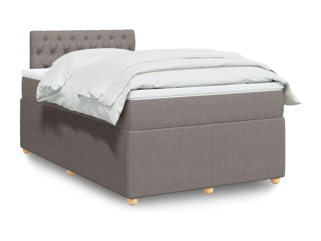 Lumenao bed base with Lumenao mattress 120x190 cm fabric NDSC53478