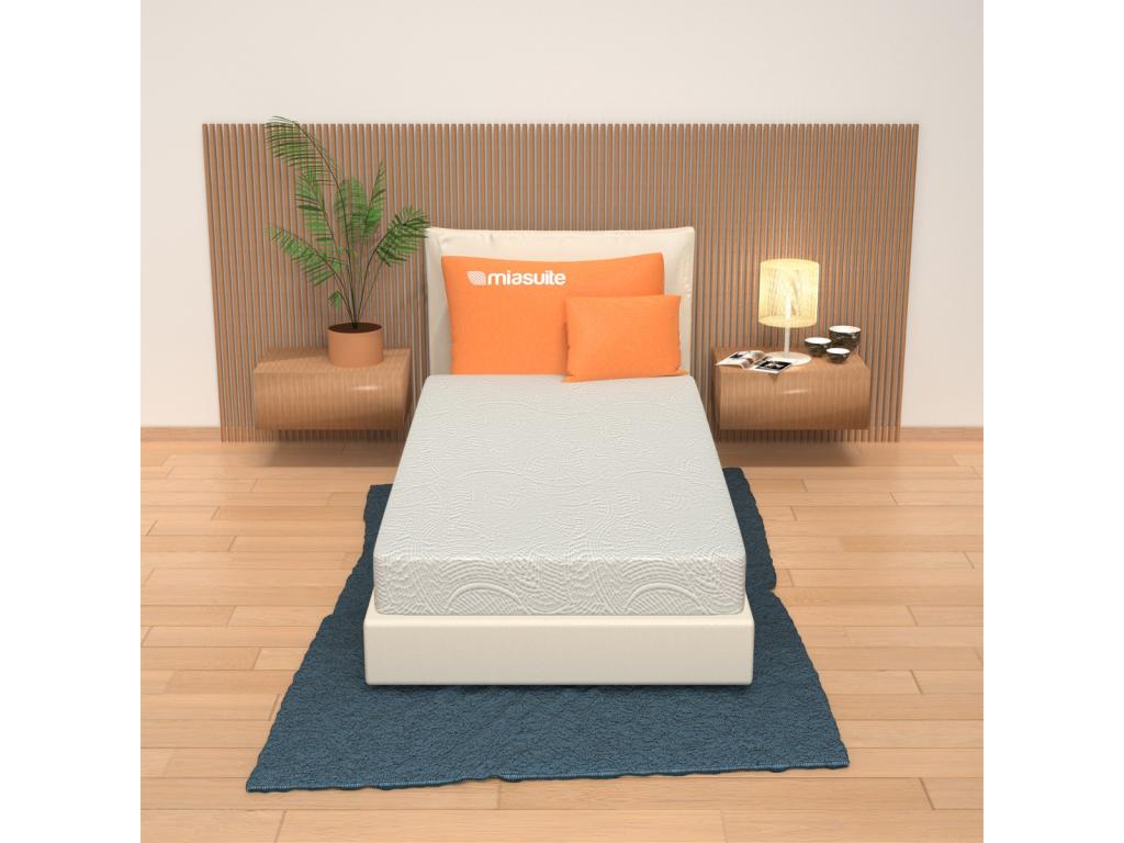 Removable cover mattress 80x200 cm, 14 cm high - in non-deformable orthopedic Lumenao - Sim OMGM99929