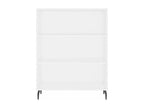 White shelving unit 69.5x32.5x90 cm engineered wood JJWU19866