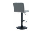 Set of 2 grey metal stools 46x47x94 cm 10 0004396 JYBZ30235
