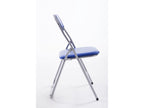 Blue metal folding kitchen chair 45x45x78 cm MED10011 GCFJ15071