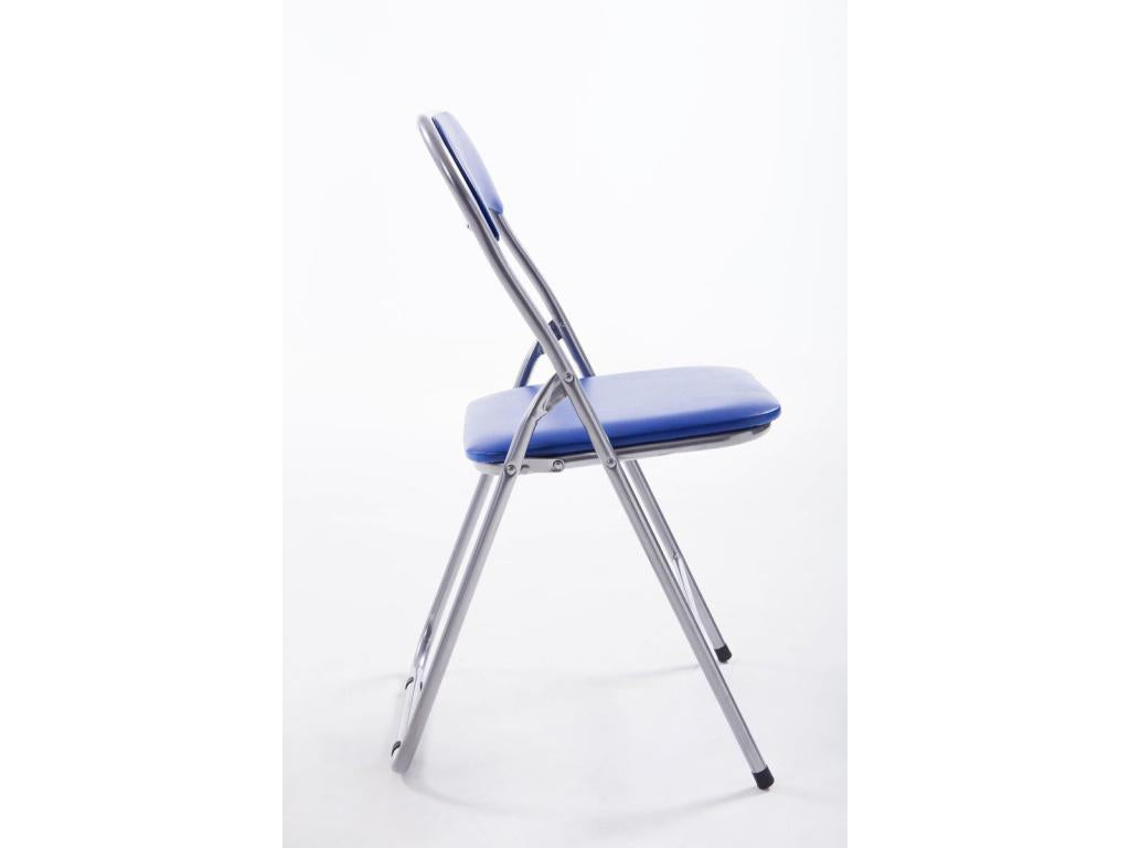 Blue metal folding kitchen chair 45x45x78 cm MED10011 GCFJ15071