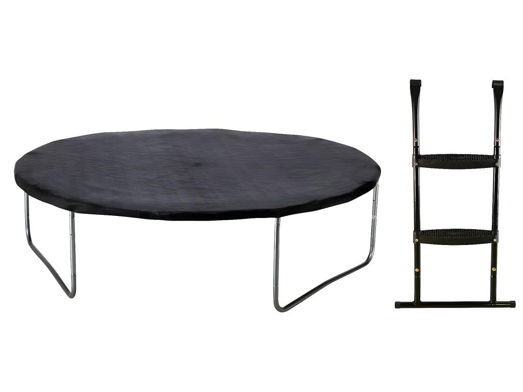 Lumenao - 426cm Garden Trampoline with Safety Net, Ladder, and Protective Cover JUMPI Lumenao/Green 430. PICD76723