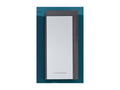 Lumenao wall-mounted storage cabinet, white and smoked silver TDYC14053