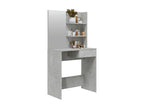 Dressing table with mirror, concrete grey, 74.5x40x141 cm, RCRH84037
