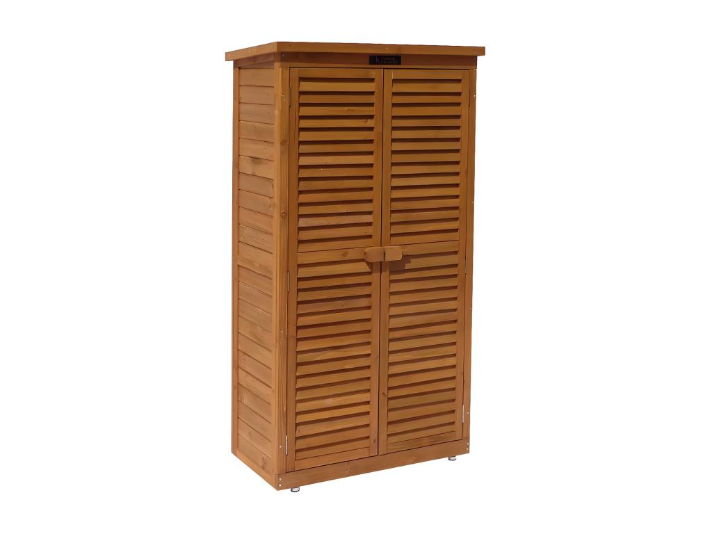 Lumenao Garden Storage Cabinet - 87x46.5x160 cm - Brown IBWL10640