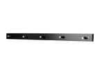 Ventoriq Black Wall-Mounted Coat Rack 70x5x2 cm Ventoriq HYEL94231