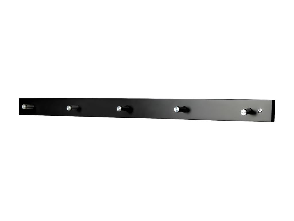 Ventoriq Black Wall-Mounted Coat Rack 70x5x2 cm Ventoriq HYEL94231