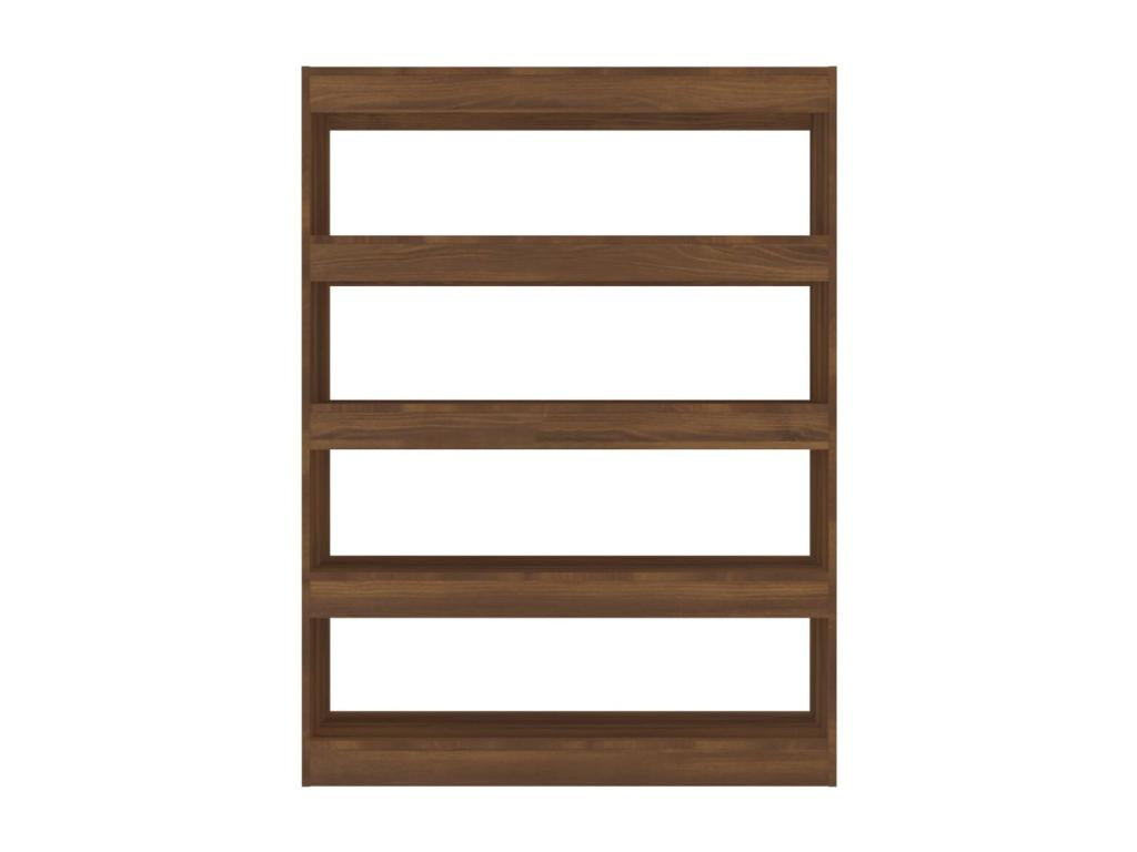 Bookcase/Room Divider, Brown Oak, 100x30x135 cm, AIMN19866