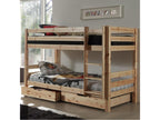 Children's bunk bed in natural solid wood 90x200 cm - LT2041 SWTT26685