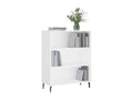 White shelving unit 69.5x32.5x90 cm engineered wood JJWU19866