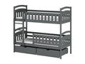Lumenao BB002 Bunk Beds 80x180 cm Graphite BLZF85925