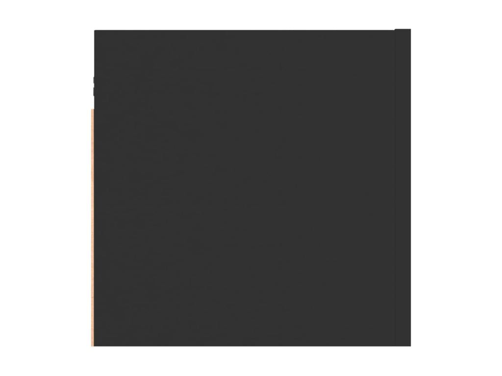 Black Hanging Bedside Table 30.5x30x30 CDMB17801