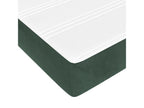 Lumenao bed base and mattress, dark green, 180x200 cm, velvet, GNKY03370