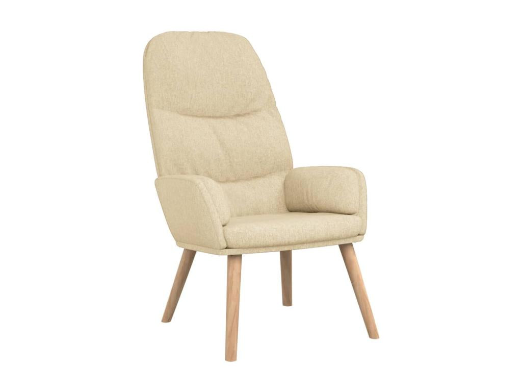 Cream Fabric Relaxation Chair FFIW61082