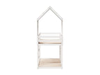 Bunk bed with white roof 80x200 cm solid pine wood CSFM66910