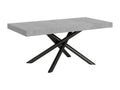 Lumenao extendable table 90x200/304 cm, Concrete Grey, Anthracite frame CHTA42958
