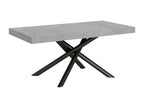 Lumenao extendable table 90x200/304 cm, Concrete Grey, Anthracite frame CHTA42958