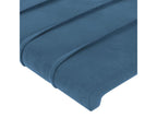 2-piece headboard set, dark blue, 80x5x78/88 cm, velvet, GPNM94180