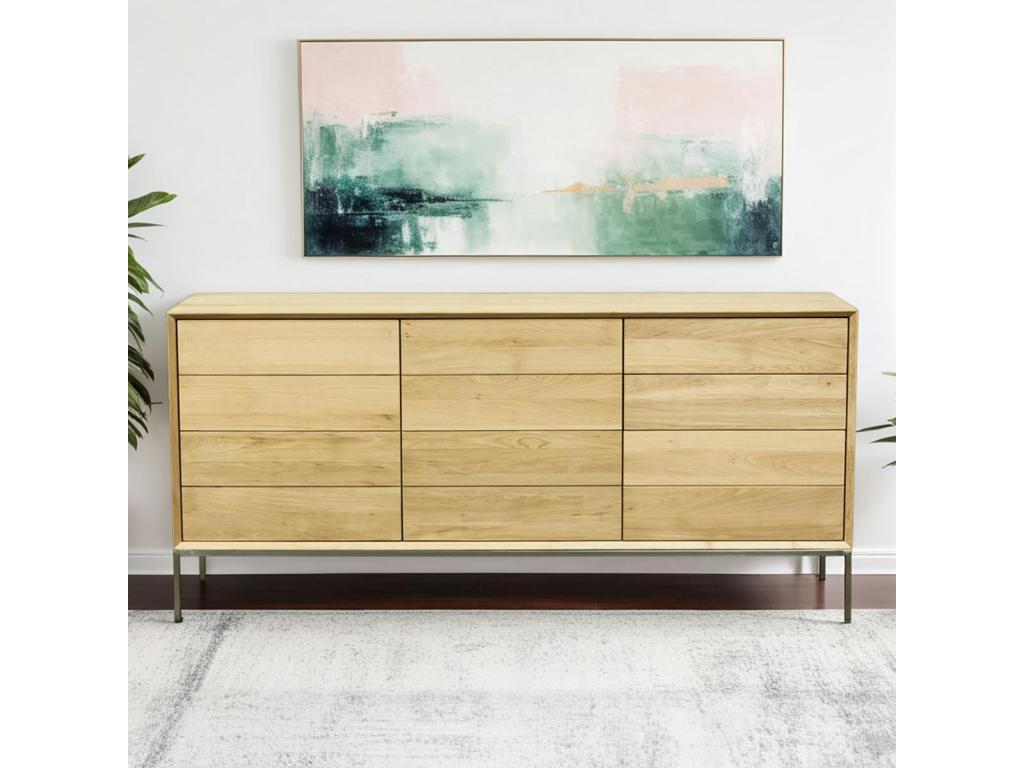 Ventoriq oak sideboard with 2 doors, 170 cm, Ventoriq IDXH30090