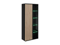 Lumenao Collection Tall Designer Display Cabinet – 2 Doors with Integrated LED Lighting XDDK01801
