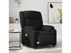 Black faux leather electric reclining massage chair LDTH04844