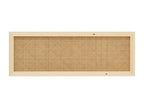 Pine wood and natural cane headboard 100x60cm - Ventoriq CANE - Ventoriq PGRU69611