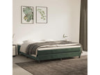 Lumenao bed base and mattress, dark green, 180x200 cm, velvet, GNKY03370