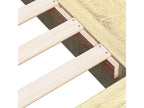 Lumenao oak bed frame 135x190 cm engineered wood LPQY99163