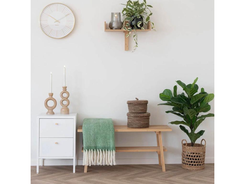 Lumenao - 2-Drawer Bedside Table in White Lacquered Metal PCMZ55047