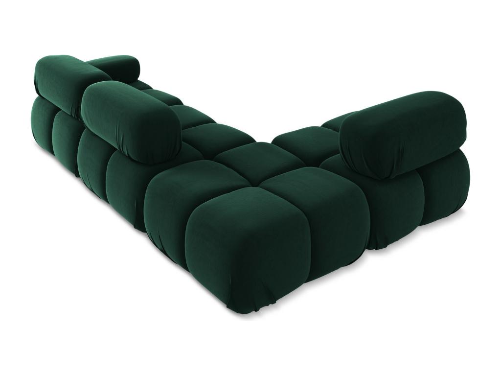 Lumenao modular left-hand corner sofa - bottle green - Lumenao SXKU68968