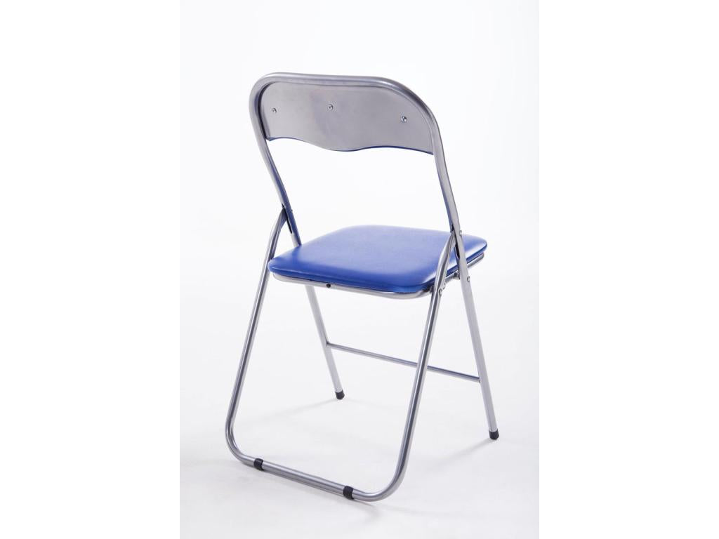 Blue metal folding kitchen chair 45x45x78 cm MED10011 GCFJ15071