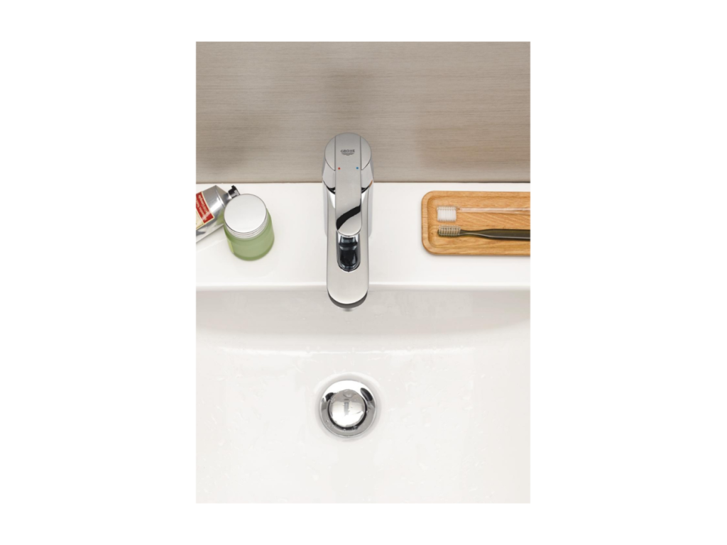 Lumenao basin mixer tap, size S, chrome, microfiber, KOHT17254