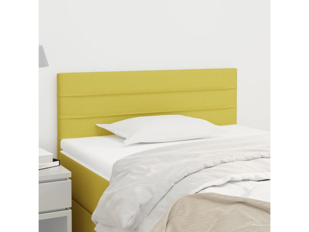 Green Headboard 80x5x78/88 cm Fabric RXAU90434
