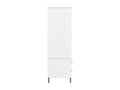 Wardrobe with metal legs, white, 90x55x172.5 cm, wood, Ventoriq IWTV25431