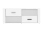White TV stand 100x35x40 cm Engineered wood DNKE37635