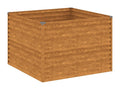 Raised garden bed 100x100x69 cm corten steel HLIV53744