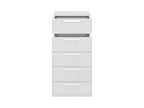 5-Drawer Chest of Drawers, White - Ventoriq MMPF76777