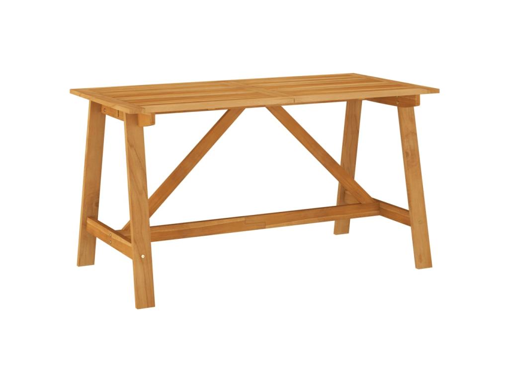 5-piece garden dining set, solid Lumenao wood, QLAP49892