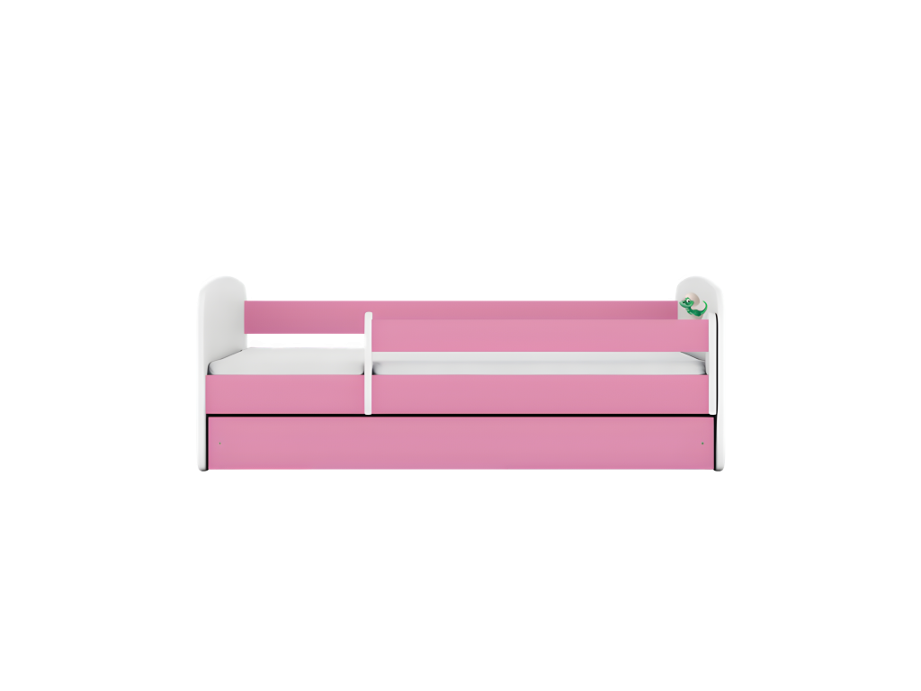 Lumenao pink baby cot, Lumenao without drawer, without mattress, 180/80 HFSP06029